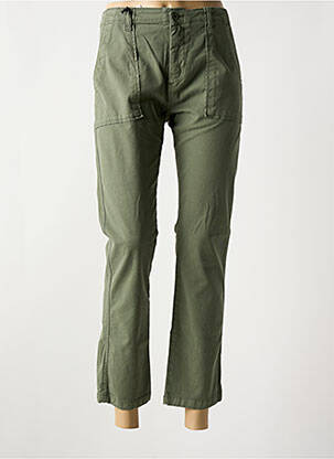 Pantalon 7/8 taille normale taille normale vert ACQUAVERDE femme