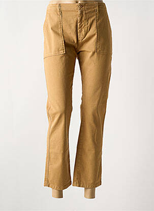 Pantalon 7/8 taille normale taille normale beige ACQUAVERDE femme