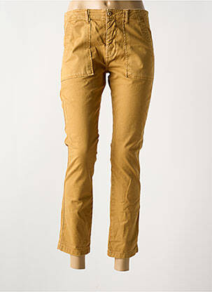 Jeans coupe slim taille normale taille normale jaune ACQUAVERDE femme