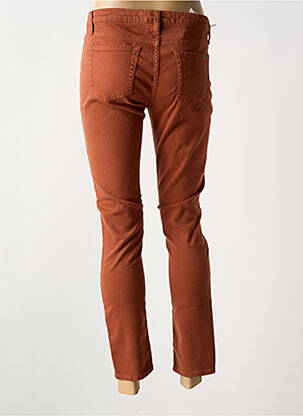 Jeans coupe slim taille basse taille basse marron ACQUAVERDE femme