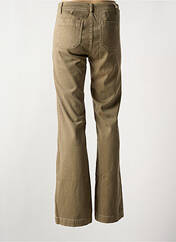 Jeans bootcut marron ACQUAVERDE pour femme seconde vue