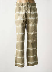 Jeans coupe droite vert ACQUAVERDE pour femme seconde vue