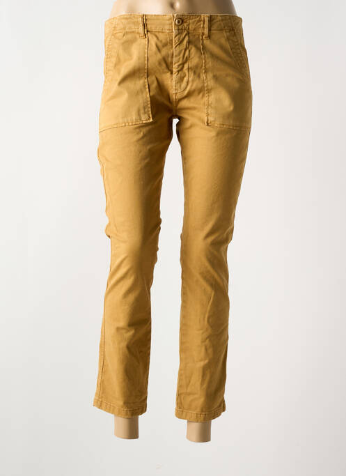 Jeans coupe slim jaune ACQUAVERDE pour femme