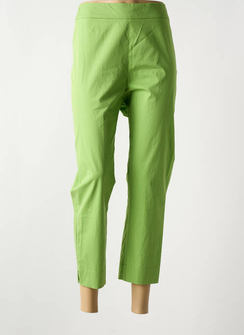 Pantalon 7/8 vert DEVERNOIS pour femme