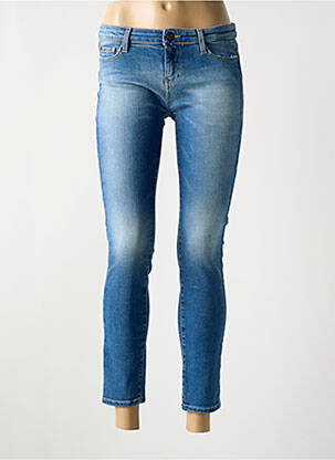 Jeans coupe slim taille basse taille basse bleu ACQUAVERDE femme