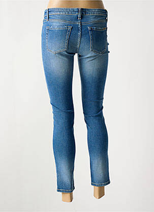 Jeans coupe slim taille basse taille basse bleu ACQUAVERDE femme