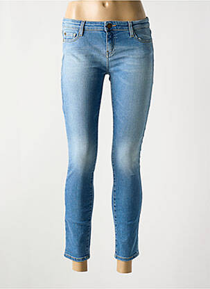 Jeans coupe slim taille basse taille basse bleu clair ACQUAVERDE femme