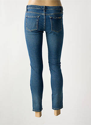 Jeans coupe slim taille basse taille basse bleu fonce ACQUAVERDE femme
