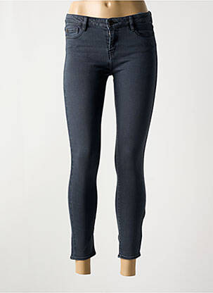 Jeans skinny stretch taille basse noir ACQUAVERDE femme