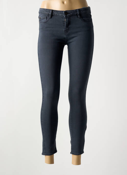 Jeans skinny stretch taille basse noir ACQUAVERDE femme