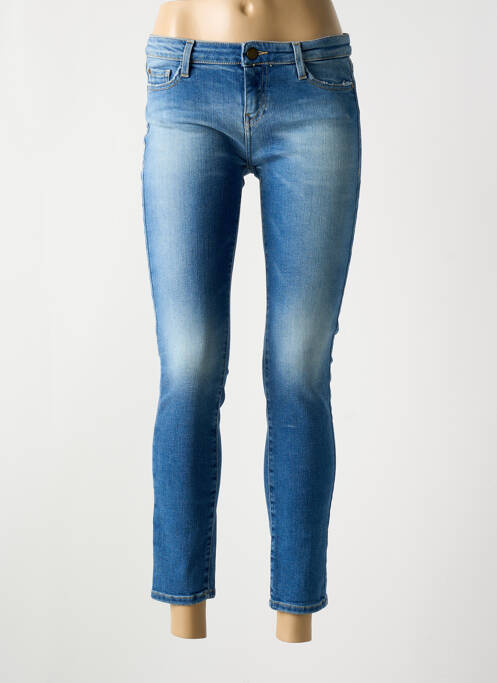 Jeans coupe slim bleu ACQUAVERDE pour femme