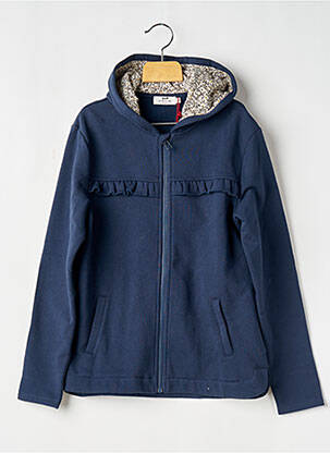 Veste casual col rond bleu CYRILLUS garcon
