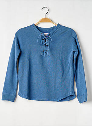 Sweat-shirt manches longues manches longues bleu SWILDENS fille
