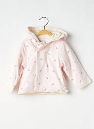 Veste casual col rond rose CADET ROUSSELLE fille