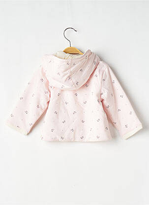 Veste casual col rond rose CADET ROUSSELLE fille