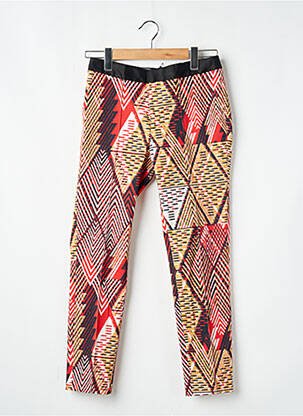 Pantalon chino taille basse taille basse rouge CHLOÉ STORA femme