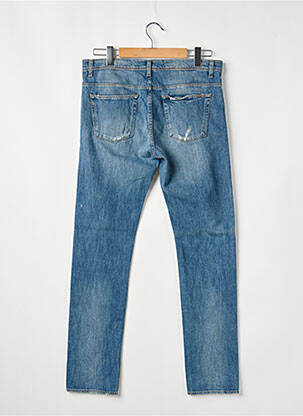 Jeans coupe slim effet usé délavé taille normale bleu ACQUAVERDE femme