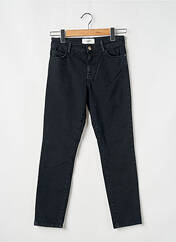 Jeans coupe slim noir ACQUAVERDE pour femme seconde vue