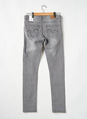 Jeans coupe slim gris CYRILLUS pour garçon seconde vue