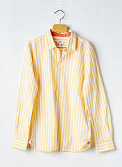 Chemise manches longues jaune CYRILLUS pour garçon seconde vue