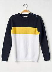 Pull bleu CYRILLUS pour garçon seconde vue