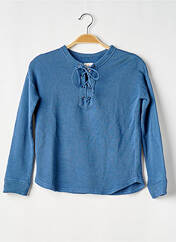 Sweat-shirt bleu SWILDENS pour fille seconde vue