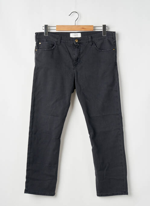 Jeans coupe slim stretch taille normale noir ACQUAVERDE femme