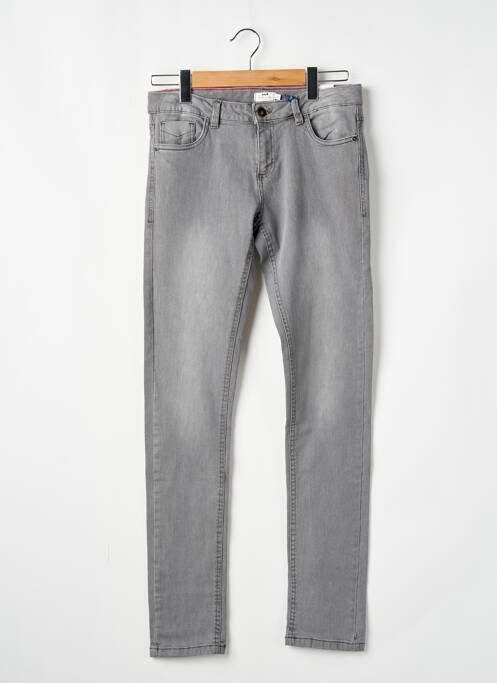 Jeans coupe slim gris CYRILLUS pour garçon