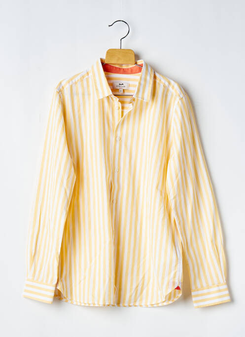 Chemise manches longues jaune CYRILLUS pour garçon
