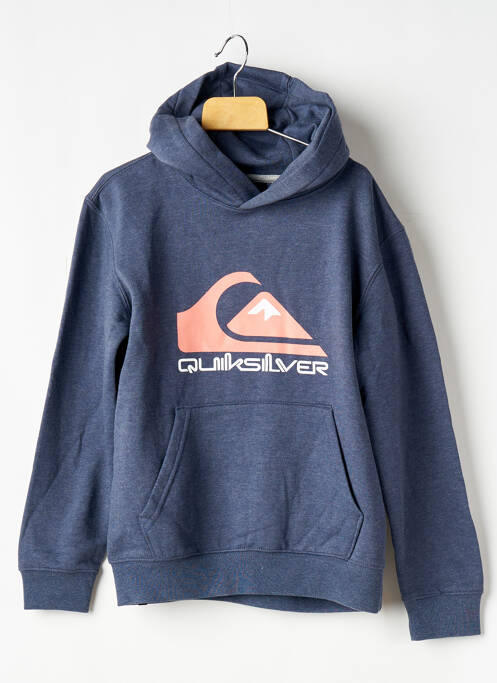 Sweat-shirt à capuche bleu QUIKSILVER pour garçon