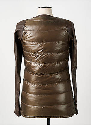 Doudoune manches longues sans capuche marron VENTCOUVERT femme