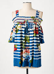 Top bleu DERHY pour femme seconde vue