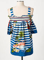 Top bleu DERHY pour femme seconde vue