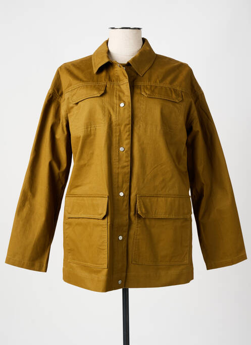 Veste casual col chemisier vert CYRILLUS femme