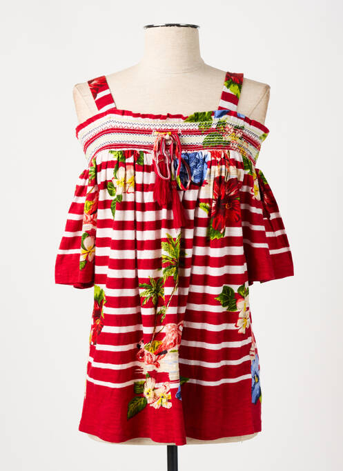 Top rouge DERHY pour femme