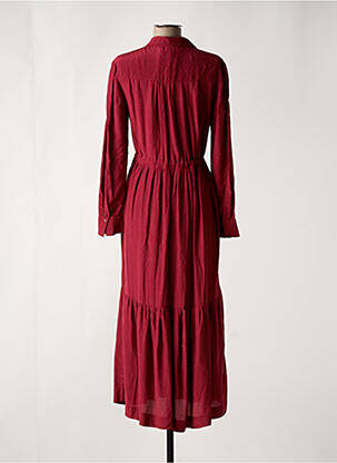 Robe longue manches longues manches longues rouge STELLA FOREST femme