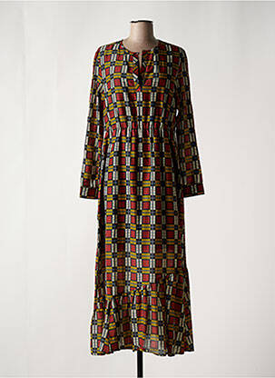 Robe longue manches longues manches longues rouge CHLOÉ STORA femme