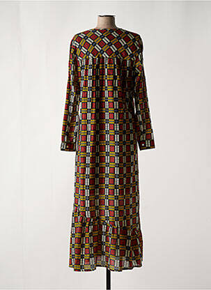 Robe longue manches longues manches longues rouge CHLOÉ STORA femme