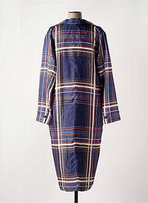 Manteau long coupe cintrée sans capuche bleu CHLOÉ STORA femme