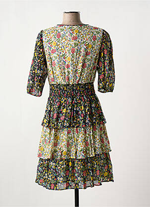 Robe courte manches 3/4 manches 3/4 noir DERHY femme