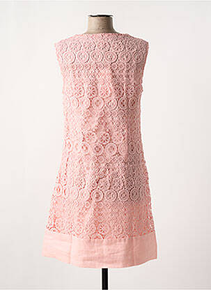Robe courte sans manche sans manche rose DERHY femme