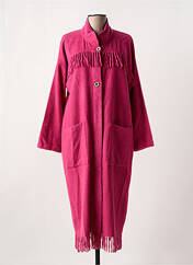 Manteau long rose LE CHAT pour femme seconde vue