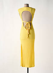 Robe longue jaune PARISIENNE ET ALORS pour femme seconde vue