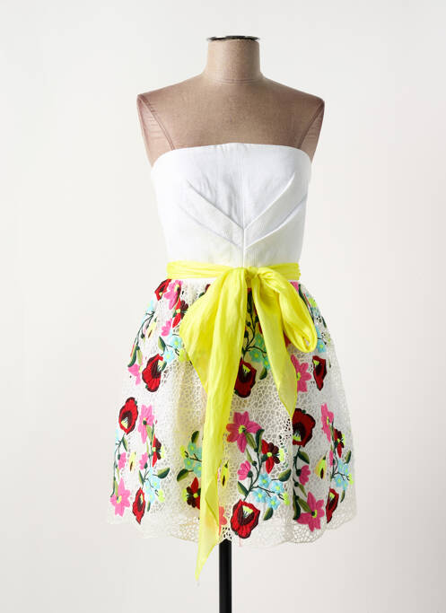 Robe courte blanc MANOUSH pour femme