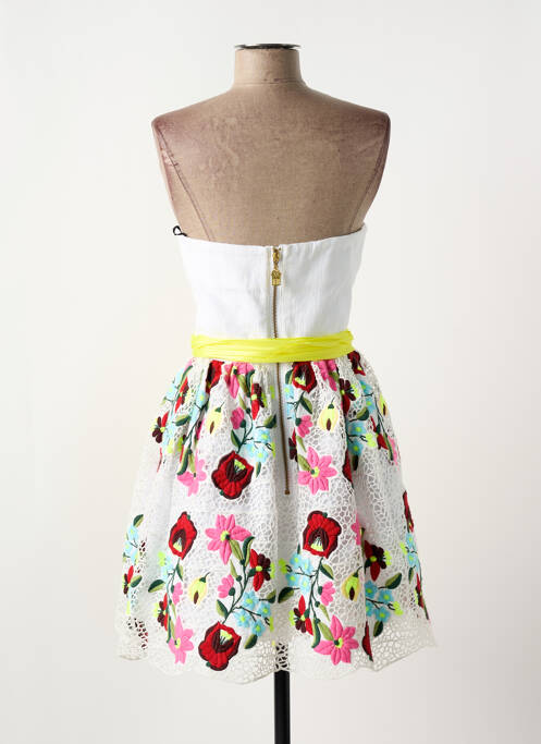 Robe courte blanc MANOUSH pour femme