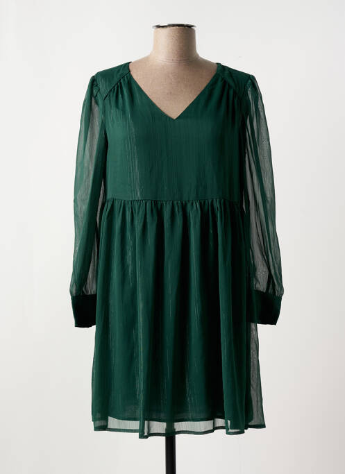 Robe courte vert CYRILLUS pour femme
