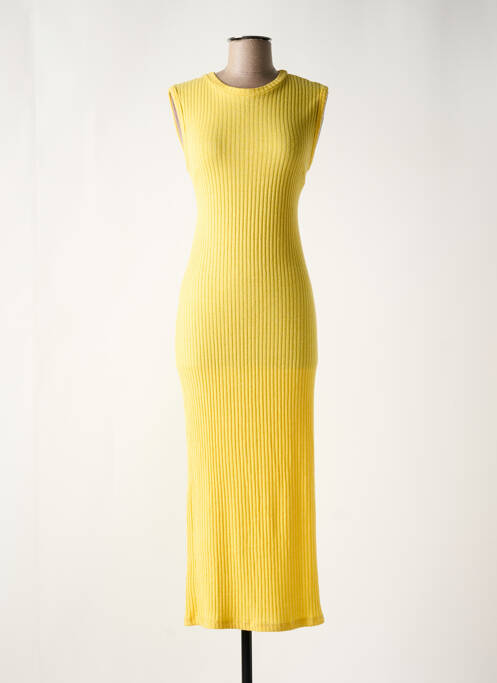 Robe longue jaune PARISIENNE ET ALORS pour femme
