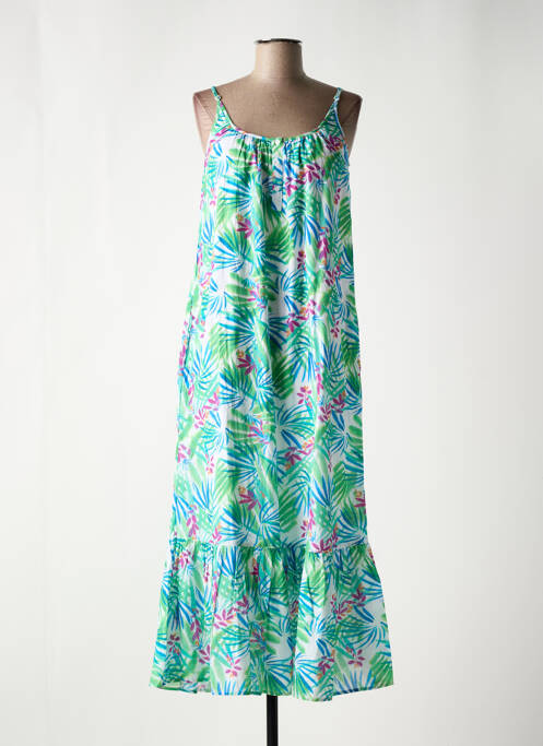 Robe longue vert CYRILLUS pour femme