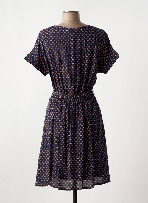 Robe mi-longue bleu CYRILLUS pour femme