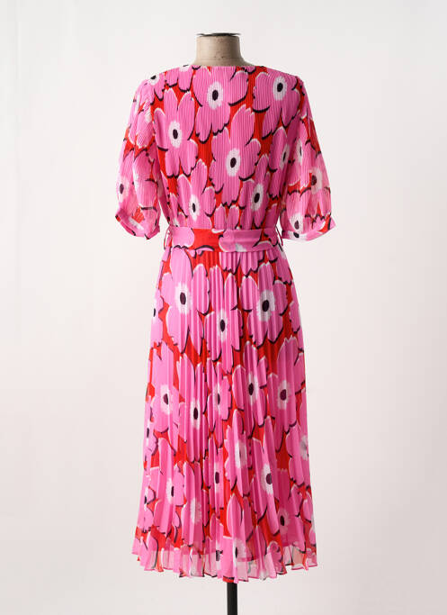 Robe mi-longue rose DERHY pour femme